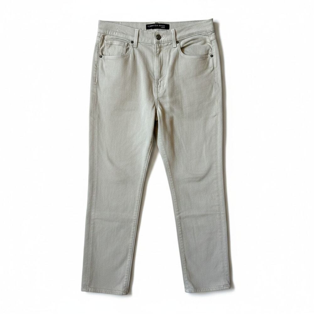 Veronica Beard New Womens Blake Classic Straight High Rise Jeans Sage 30/10 USA